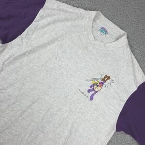 Vintage Single Stich‎ Shirt Looney Tunes 1993 Warner Bros. Dizzy Devil